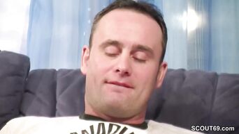 Drunk mature whores get German cock - threesome