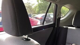 Public oral sex with cheap slut in parking lot - amateur close up