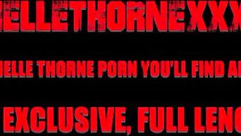 Tattooed hubby fucks busty housewife Michelle Thorne