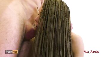 Mia Bandini is wrapped in tape and gets super deep anal fuck
