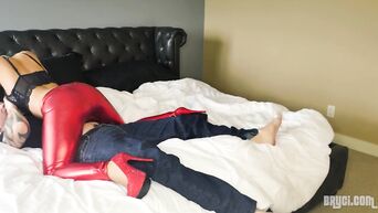 Private sex video with Bryci on labutenas and in fucking pants