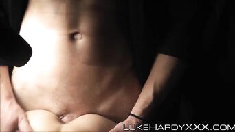 Public sex with blowjob and wild vaginal flogging