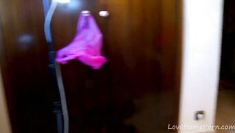Busty slut with long nose gets anal fucking in her room