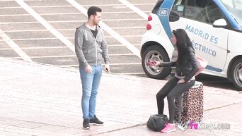 Real Spanish video of sex between two brothers with brunette