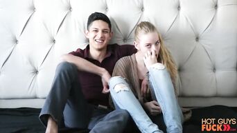 Young friendly sex before webcam