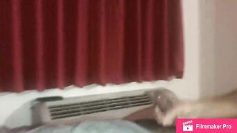 Homemade threesome with Indian brunette