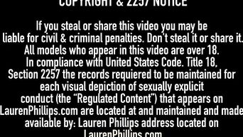 Funny lesbians with dildos Lauren Phillips & Roxy Raye