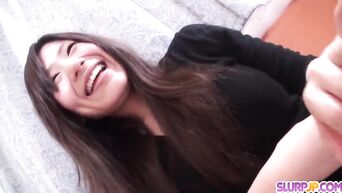 Pretty Japanese woman with hairy vagina wants lot of orgasms