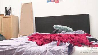 Red-haired prostitute came to regular customer