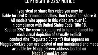 Anal masturbation from Maggie Green