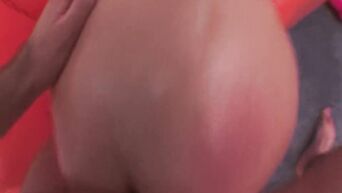 Vaginal pump and anal sex for blonde
