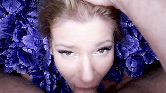 Flower fairy woke up to make blowjob for stranger with strong penis