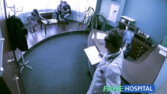 Nymphomaniac Mea Melone works in clinic and can not without sex