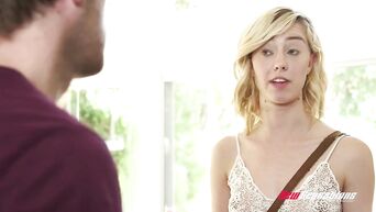 Blonde Haley Reed happened to be in bed with older brother