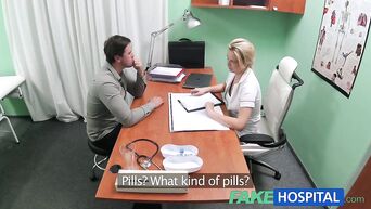 Busty nurse uses vaginal therapy