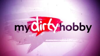 Orgasmic sex in dirty store room with builder