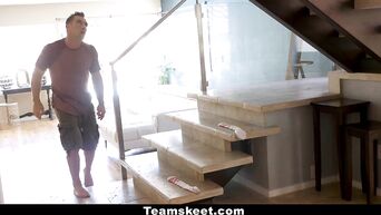Jenna J Ross got brother's cock in shower