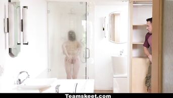 Jenna J Ross got brother's cock in shower