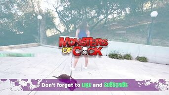 Long black cock for young brunette Abella Danger