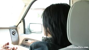 Guy retired with Asian slut in cheap roadside motel