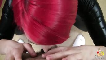 Busty slut in latex Siri wants a lot of orgasms