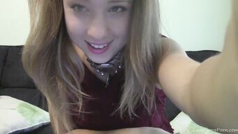 Effective masturbation before webcam
