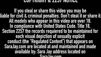 Mature lesbians Sara Jay and Puma Swede fuck in shower
