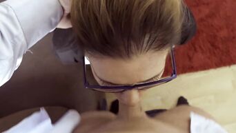 Facefuck for submissive secretary