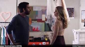 Spicy scenes from movie with American actress Noël Wells