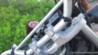 Outdoors anal threesome - 4K video