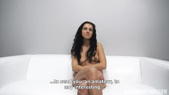 Ugly slut on Czech casting
