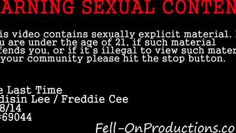 Home sex to accompaniment of porn on monitor