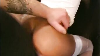 Dirty gangbang for European nymphomaniac
