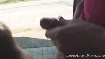 Nymphomaniac pays out pussy and mouth for journey