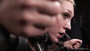 BDSM session for hairy blonde