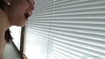 Young nymphomaniac fucks to lower cost of renting